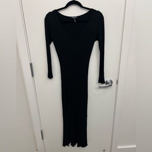 David Lerner dress with leg slit